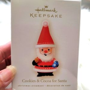Cookies and Cocoa for Santa 2008 Hallmark Christmas ornament